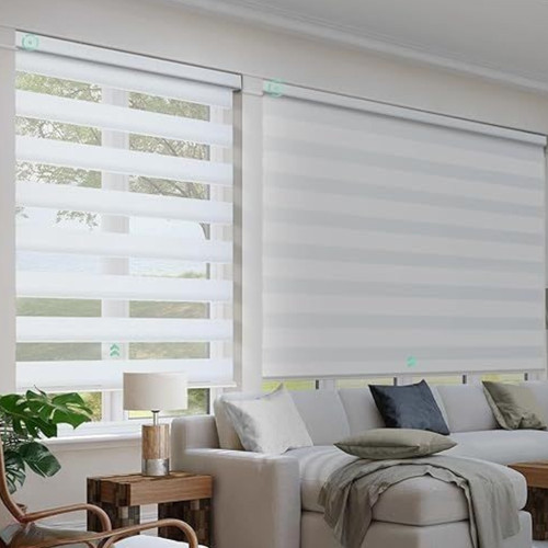 Day night zebra blinds - blinds, white