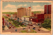 Postcard HOTEL SCENE Mocon Georgia GA o/19 AL8168