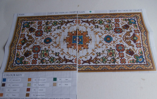 Nain tapestry embroidery chart - nain,