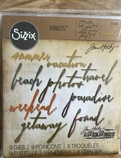 Sizzix Thinlits 9 Die Set