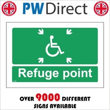 SIGN Disabled Refuge Point