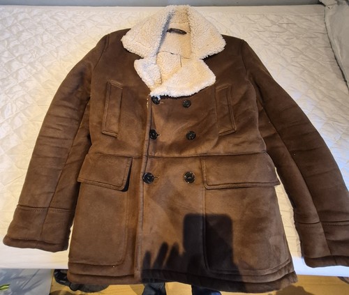 Zara men medium brown - brown, duffle