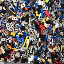 LEGO Technic 250G Bundle Random Mixed Parts Connectors Pins Axles gears Small