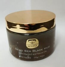 Kedma DEAD SEA BLACK MUD WITH VITAMIN E AND NATURAL OILS 550G