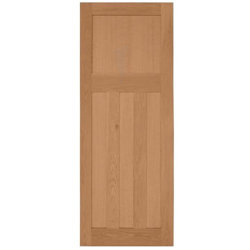 Solid wood 1930s external door - wood,