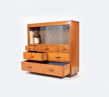 Vintage oak haberdashery shop - oak,