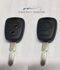 Repair for Peugeot 2 button Remote Key Case Fob Button Replacement 406