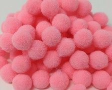 100/300/500 Mini 10mm Craft Poms Arts & Crafts Kids Mixed Pompoms Small Fluffy