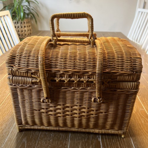 Vintage rattan woven wicker - vintage,