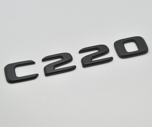 Matt black c220 car - black, letter