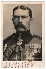 RP Undivided Back Military Postcard - General Lord Kitchener.  Queensland.