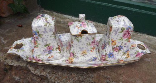 Vintage 1930s chintz royal - vintage,