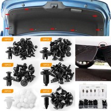 100Pcs/Set Car Parts Body Trim Retainer Fastener Clip Push Pin Fender Bumper Kit