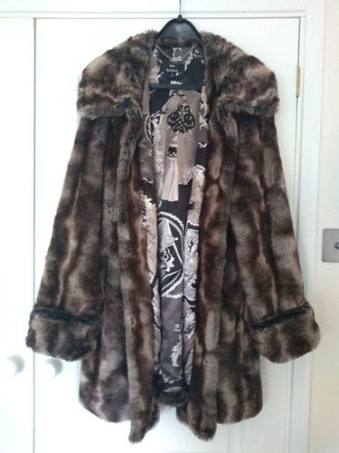 Faux fir coat - fir,