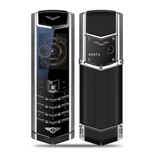 VERTU V9 Mobile Metal Black Silver Phone Dual Sim (Damaged Box) Read Description