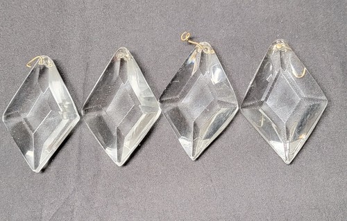 Antique clear crystal - 2",