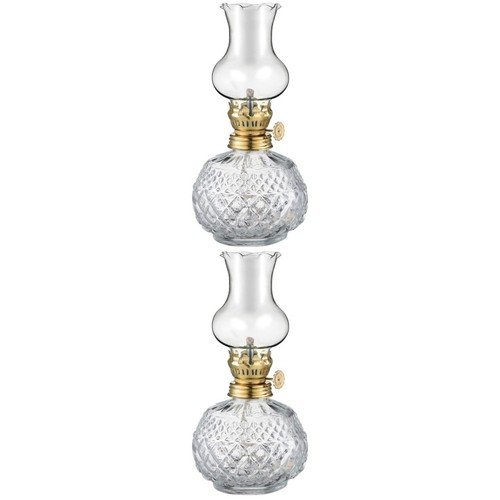 Set old fashioned lamp - of,