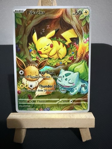 Sleeping pikachu eevee - pikachu,,