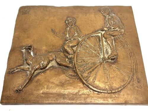 Mcm bronze clay - clay, relief