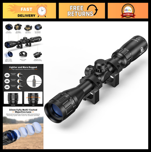 9x32 rifle scope with - 3-9x32,