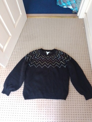 Ladies black jumper with - m&co,