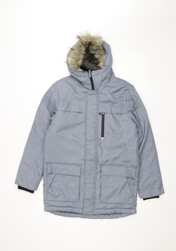 Next boys blue hooded parka - next,