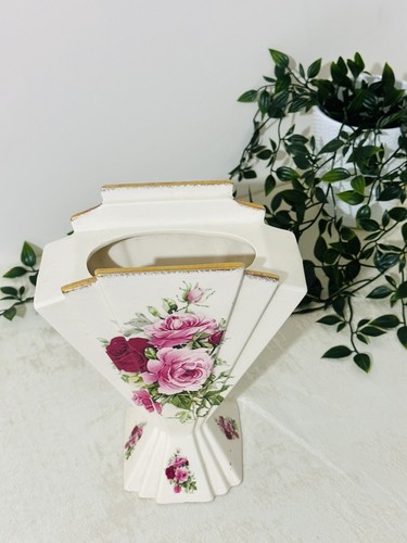 Rose large vase vintage - rose,