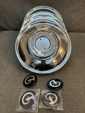 Jaguar Daimler XJ6 Etype Etc. New Old Stock Hub Caps. Set If 4. Daimler Badges