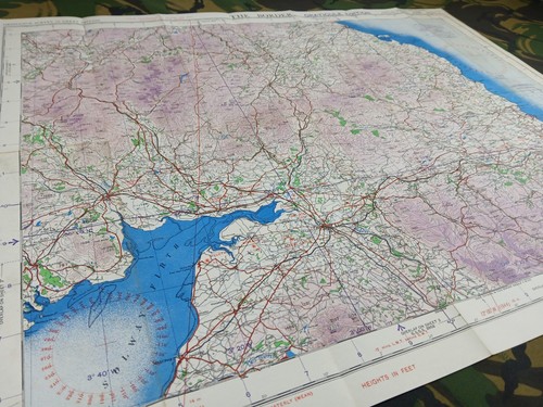 Ww2 raf map entitled - ww2, "the