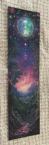 Mystical pagan themed bookmark - themed,