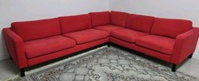 Genuine Ikea Karlstad 5 Seater Corner Sofa Covers Full Set Red 