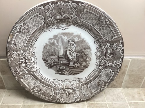 Staffordshire brown transfer - staffordshire,