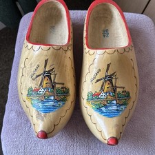 Holland Wooden Clogs Size UK 3.5