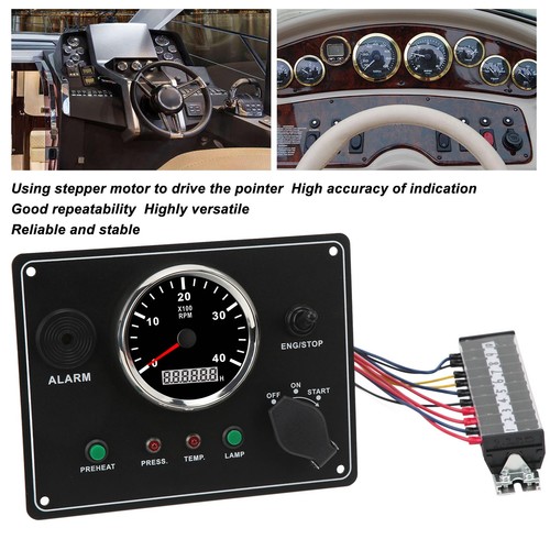 Marine boat instrument panel - instrument,