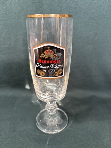 Henninger beer glass - henninger, kaiser