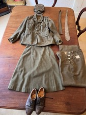 Woman’s ATS Uniform Full Set Inc Hat Shoes Slacks And Tunic WW2 Original 1942