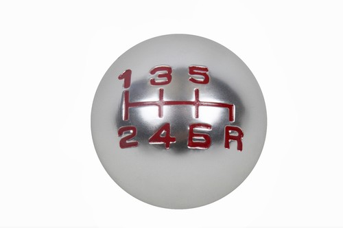 Chrome red gear shift - chrome,