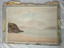 WATERCOLOUR OF BEACH SCENE