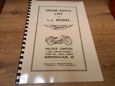 VELOCETTE LE MODELS 1959-71 -