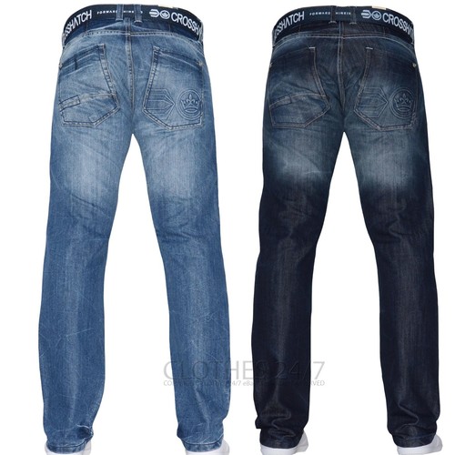 Crosshatch mens jeans straight - mens,