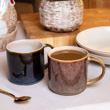Set Of 2 Stacking Mugs 300ml