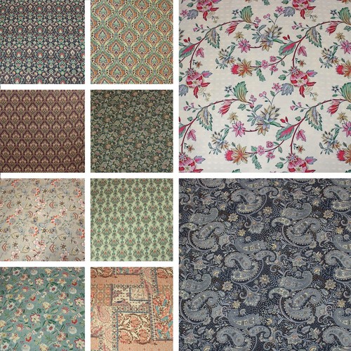 Metre printed cashmere - metre,