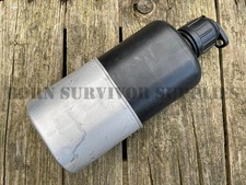 SWISS MILITARY WATER BOTTLE & METAL MUG SET Aluminium Army Bushcraft Camping Cup