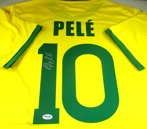 Pele autographed team brazil - pele, /
