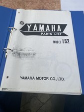 Yamaha Parts List LS2 Twin 1970-71 Photocopy In Binder Used