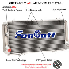 2 Row Aluminium Radiator For