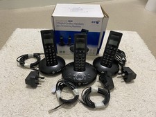 BT Graphite 1500 3 Pack, Cordless Handsets + Answer Machine - see description