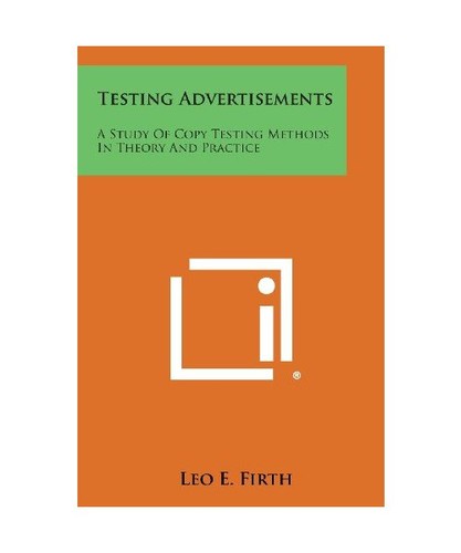 Testing advertisements a - testing,