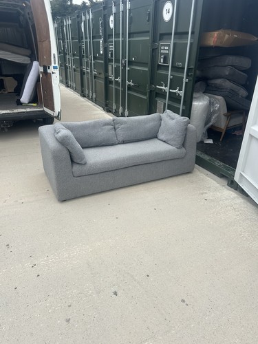 Grey boucle seater - grey, out