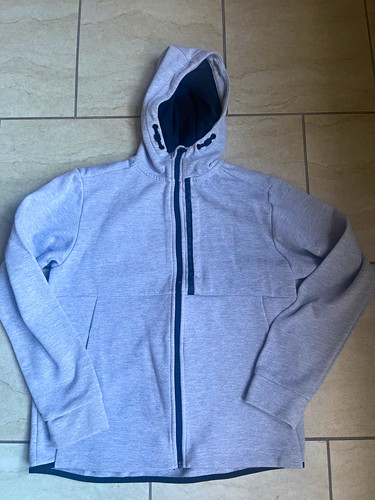 Sport grey full zip hooded - full,